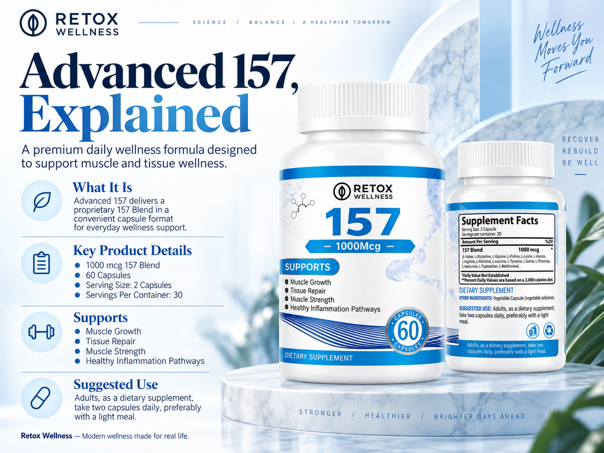 Why Use Advanced 157? Benefits & Recovery Support | Retox Wellness