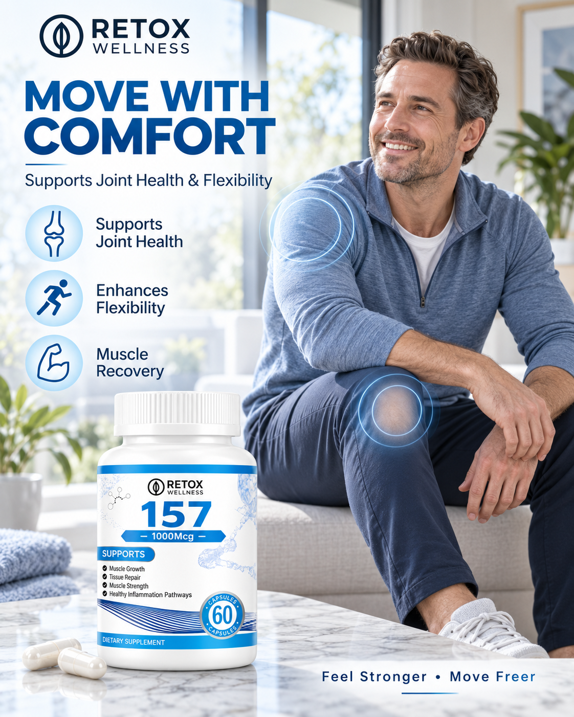 Peptide 157 Capsules Formula | 60 Capsules | Pack of 4