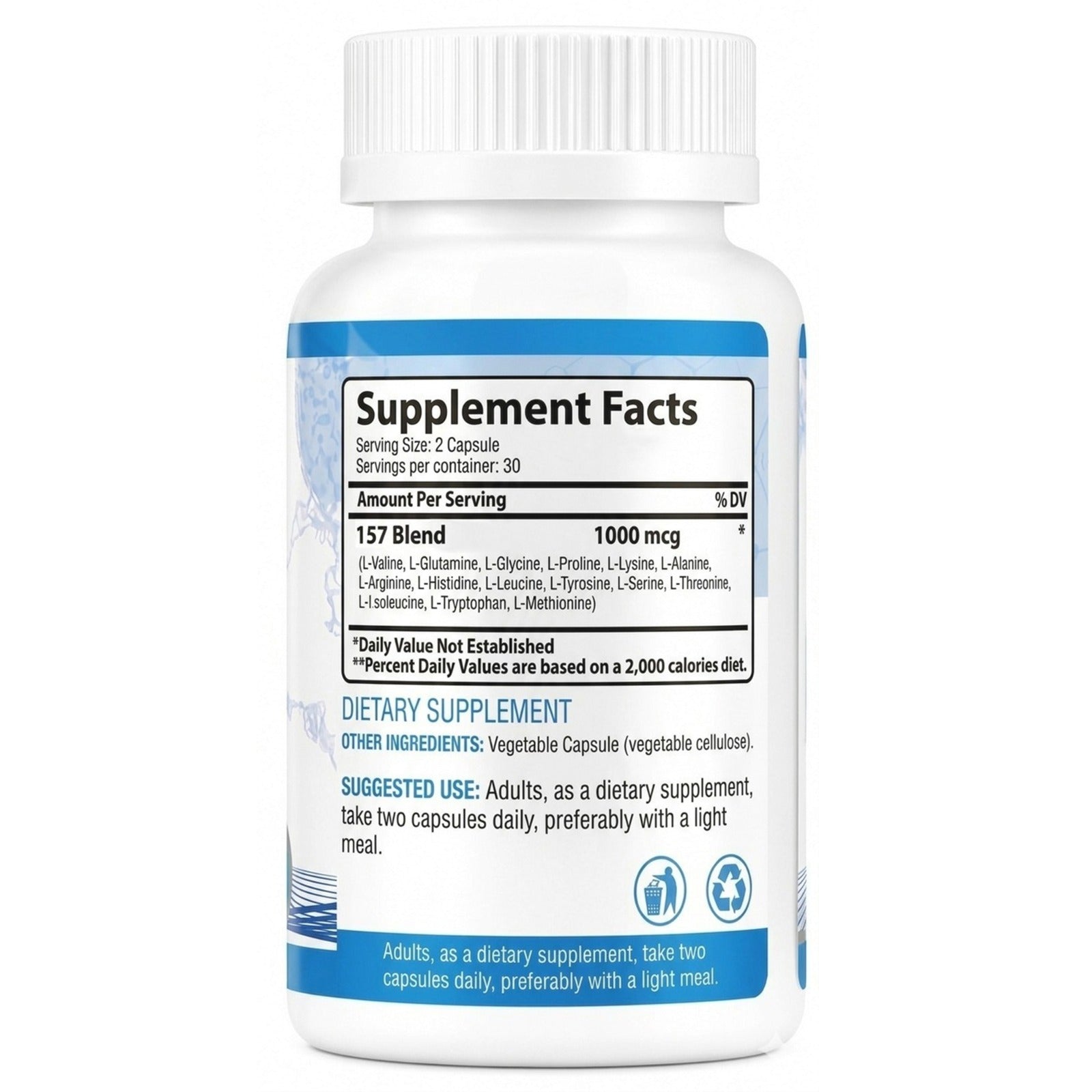 Retox Wellness Peptide Capsules | Advanced 157 Formula | Pack of 2 | 60 Capsules