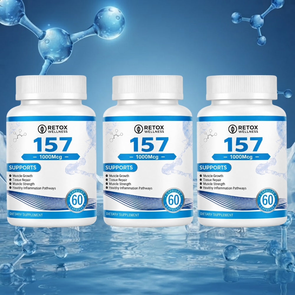 Advanced 157 Peptide Capsules Formula | 60 Capsules | Pack of 3