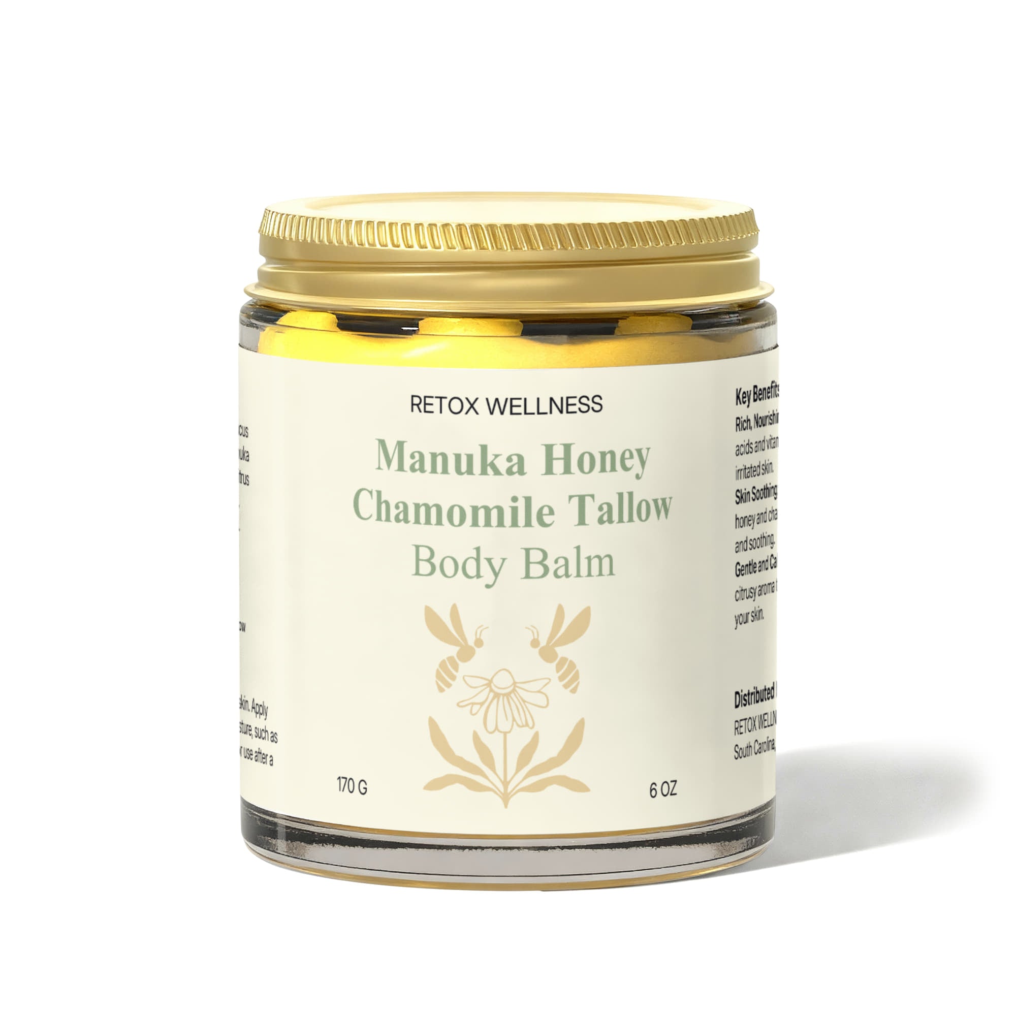 Manuka Honey Chamomile Tallow Body Balm