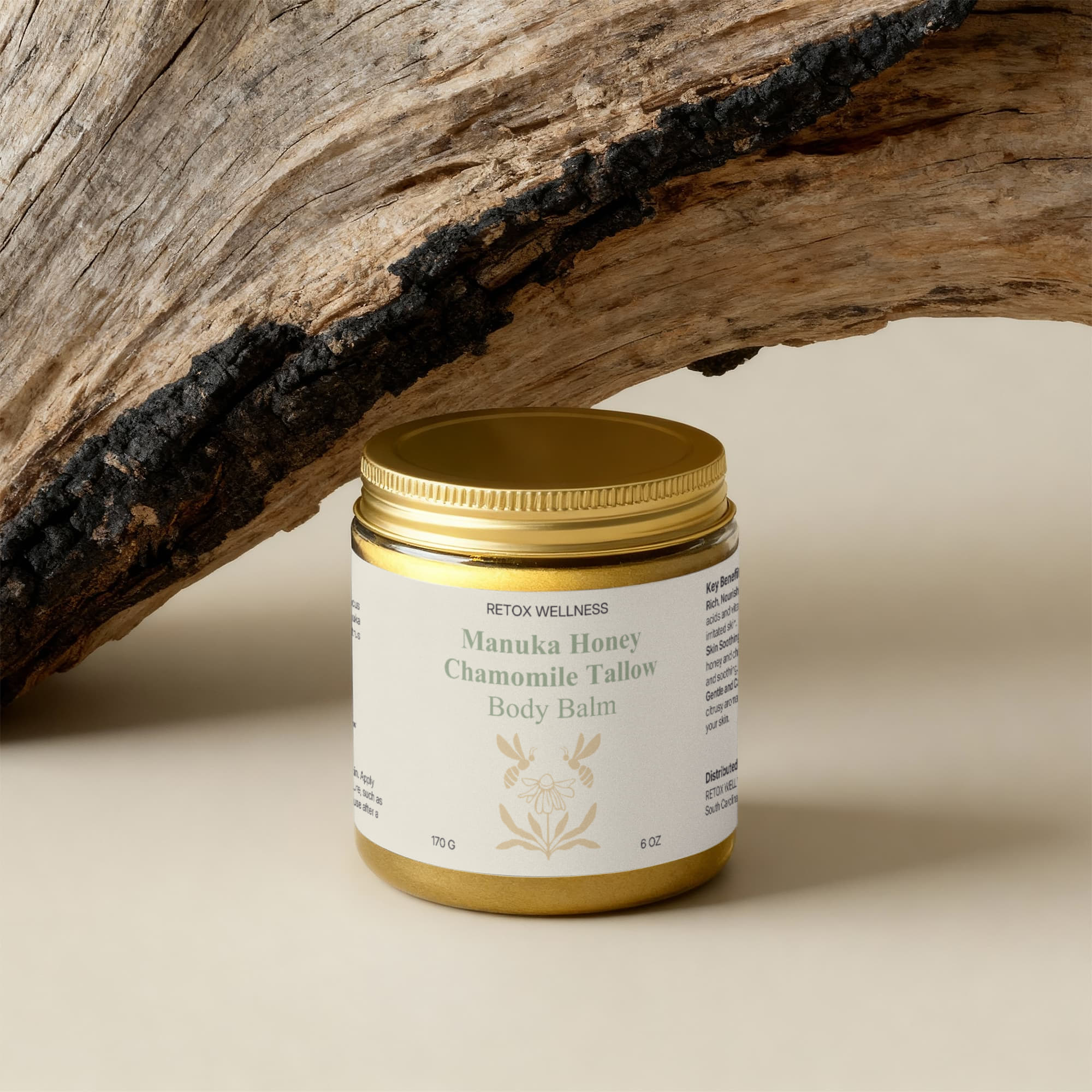 Manuka Honey Chamomile Tallow Body Balm