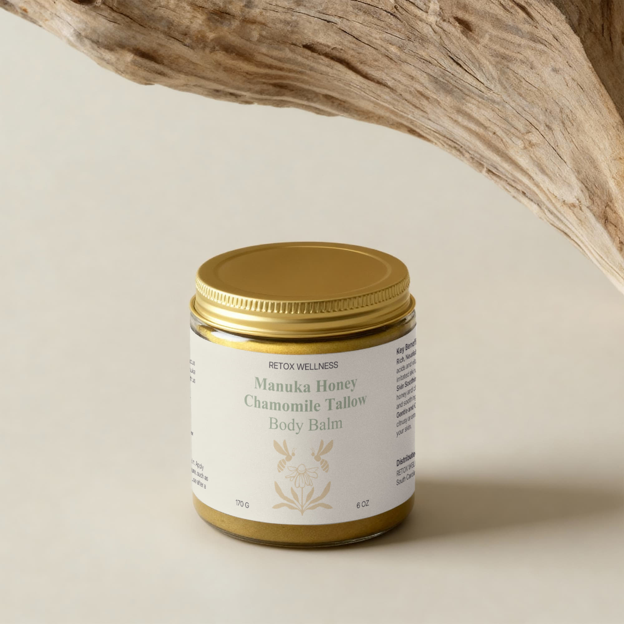 Manuka Honey Chamomile Tallow Body Balm