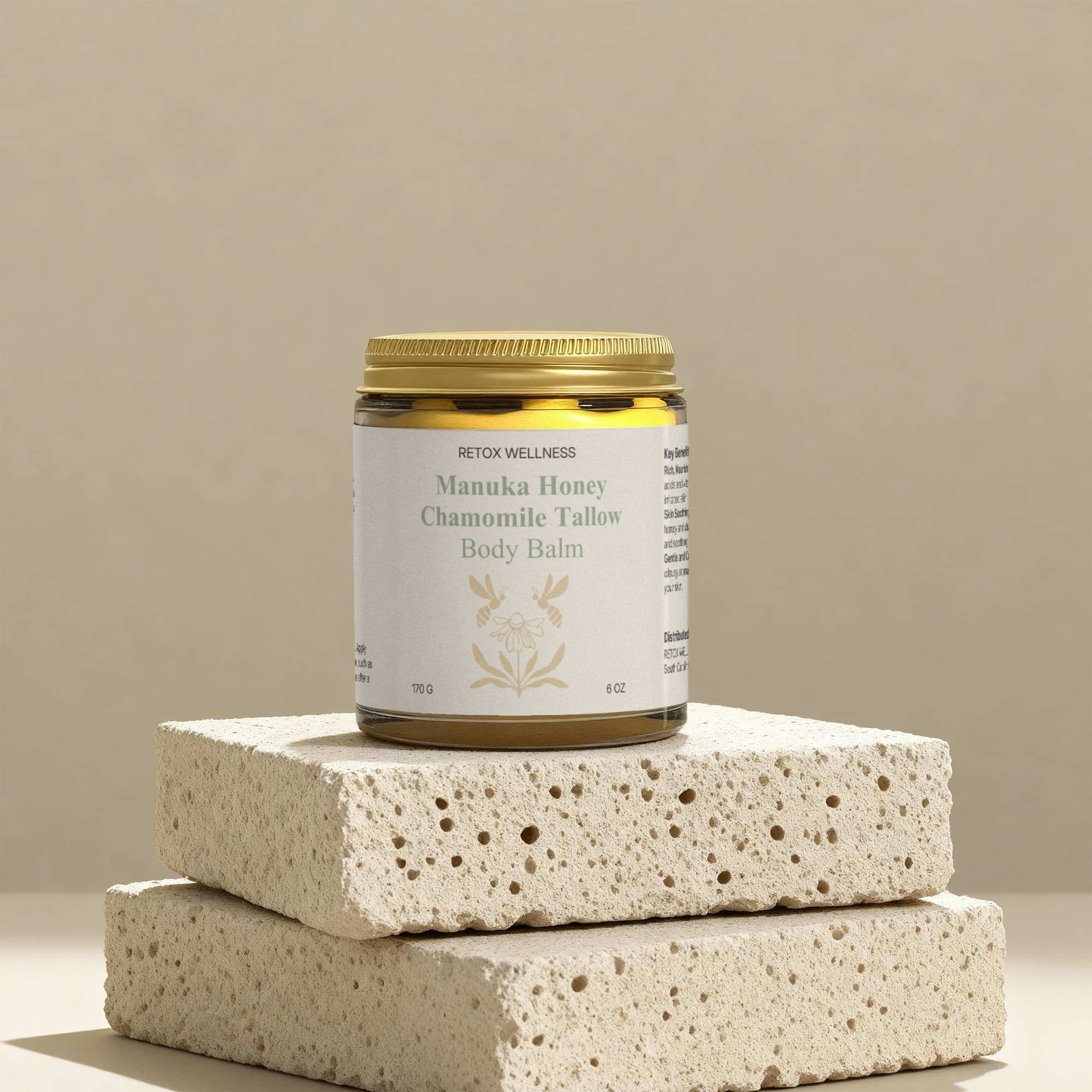 Manuka Honey Chamomile Tallow Body Balm