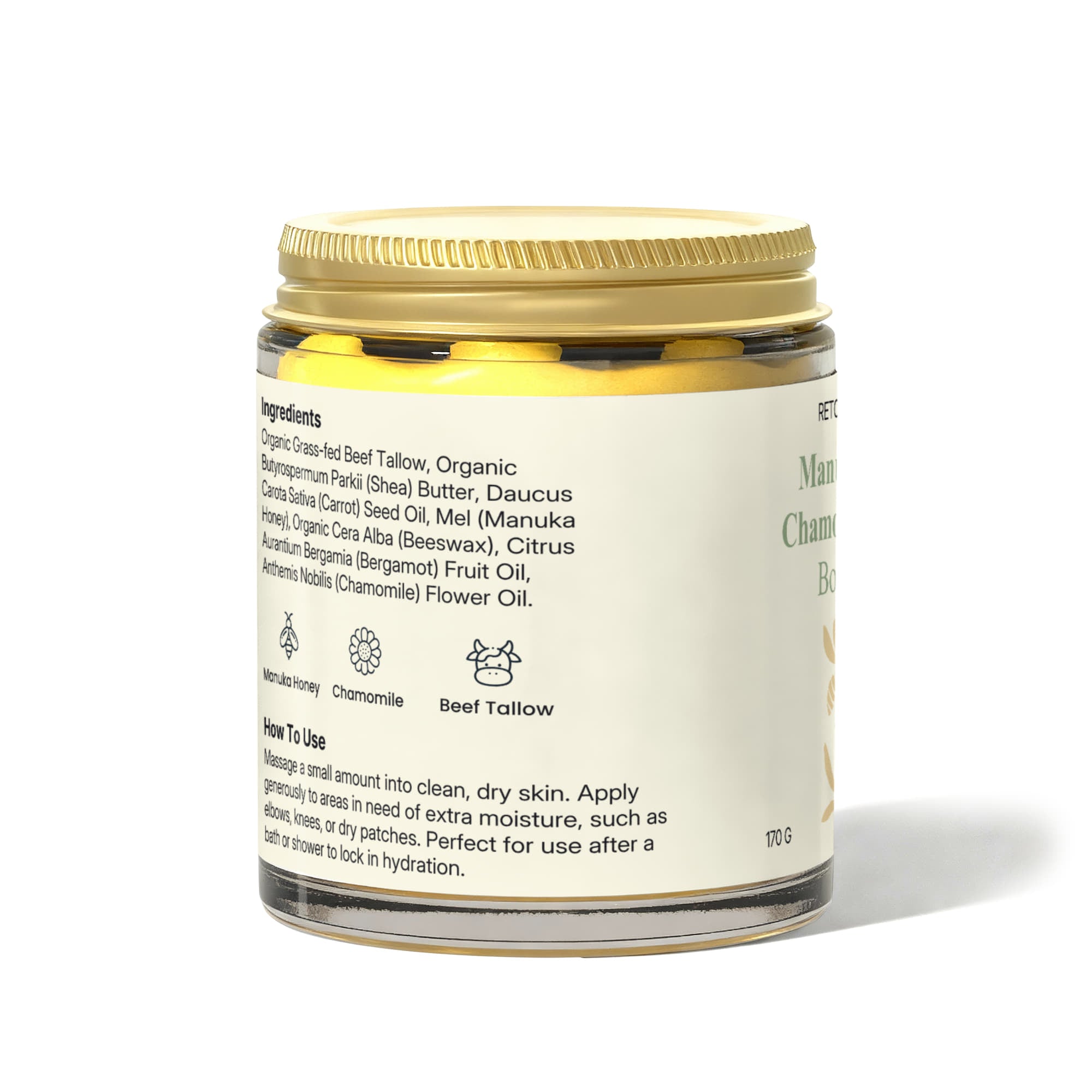 Manuka Honey Chamomile Tallow Body Balm
