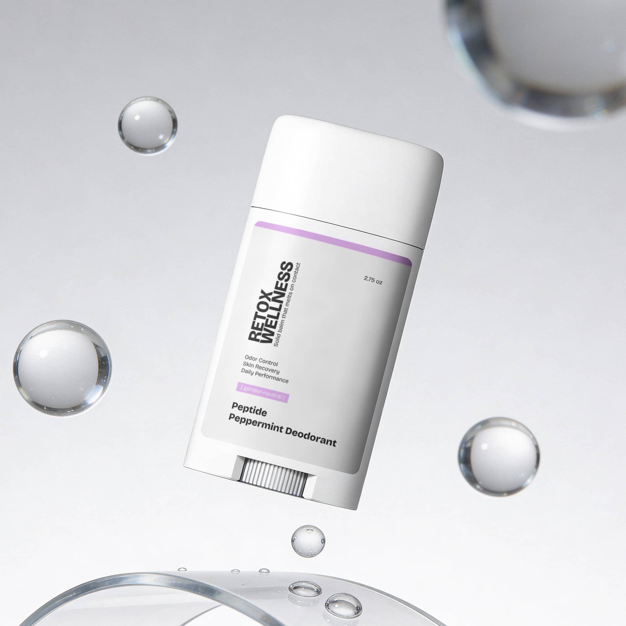 Peptide Peppermint Deodorant ( Pack of 2 )